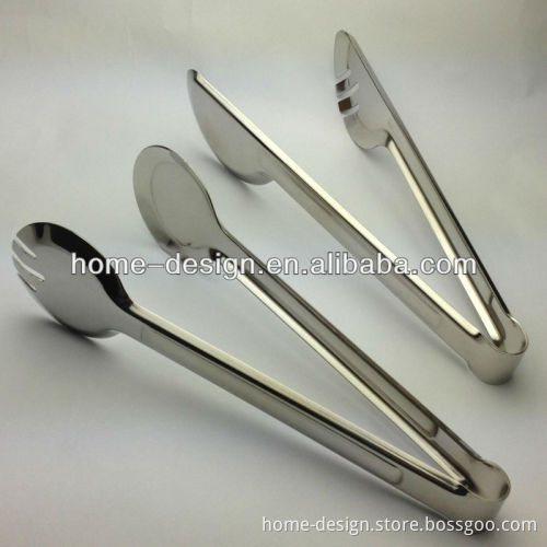 stainless steel food tong/serving tong/scissor tong